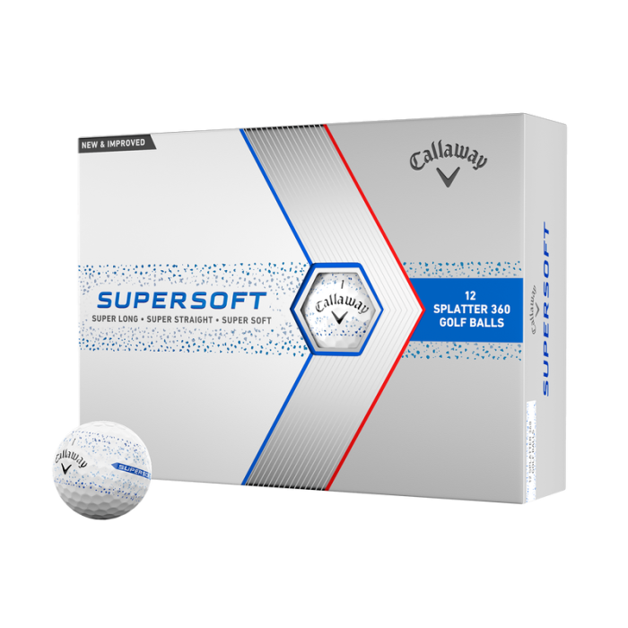 Callaway Supersoft - Splatter 360 Blå
