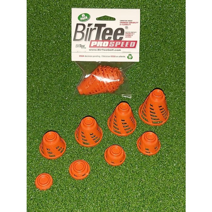 BirTee Pro Speed Pegger - 8 stk - Oransje