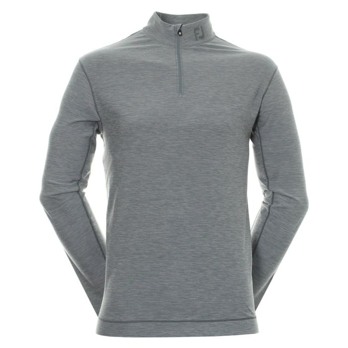 FootJoy Space Dye Brushed Back Chill Out Pullover- Grå