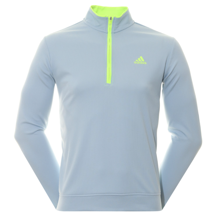 Adidas Primegreen UPF 1/4-zip Pullover - Lys grå