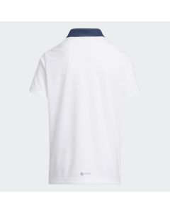 Adidas Heat.rdy poloskjorte - Hvit/blå -  Junior