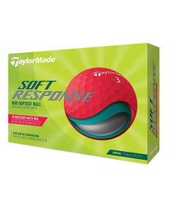 TaylorMade Soft Response 2022 - Rød - 36 baller
