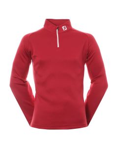 FootJoy Solid Knit Chill Out Pullover 1/2-zip - Rød