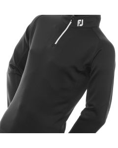FootJoy Solid Knit Chill Out Pullover 1/2-zip - Svart