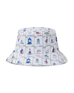 Original Penguin Pop Fest Reversible Bucket Hat - Hvit